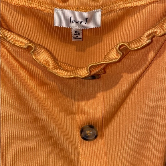 neon orange crop top - Picture 3 of 3